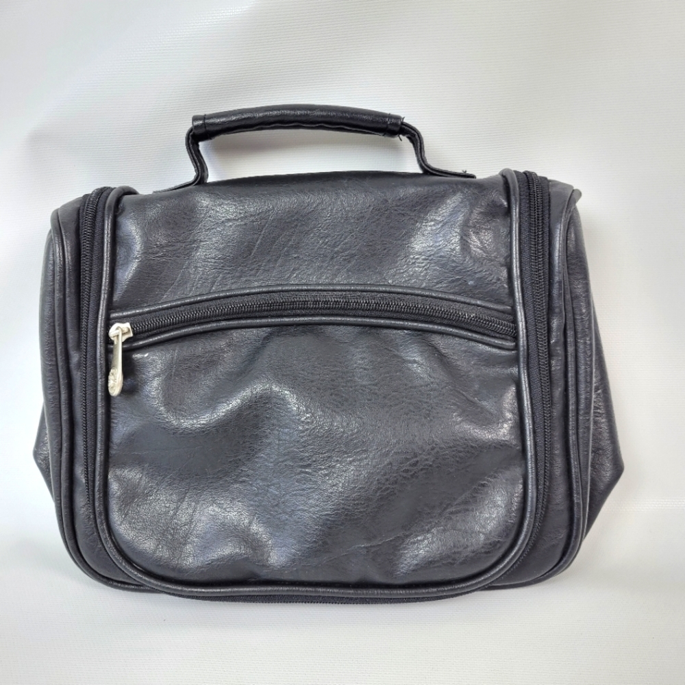 Golden Pacific Black Mens Travel Overnight Toiletries Bag